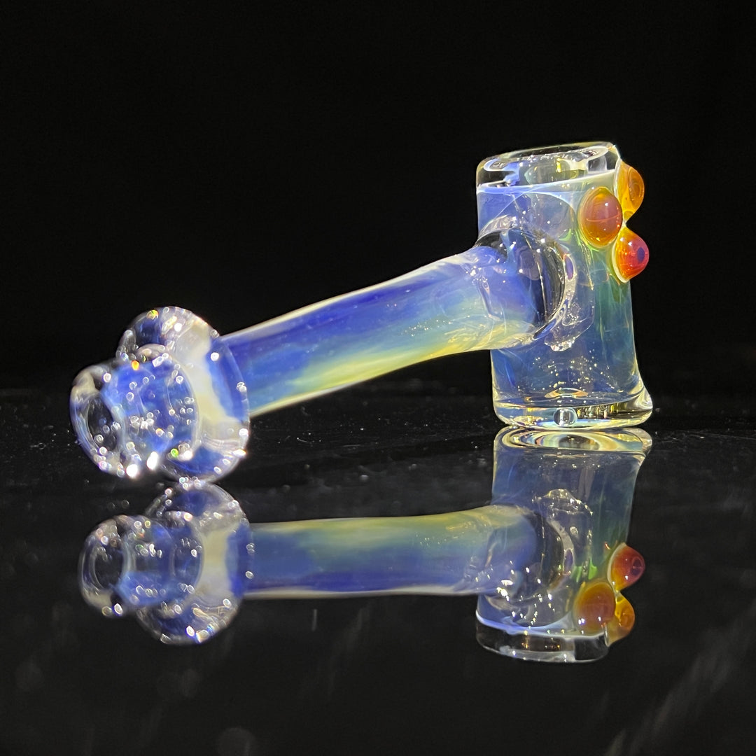 Silver Fumed Hash Hammer Glass Pipe KOP Glass   