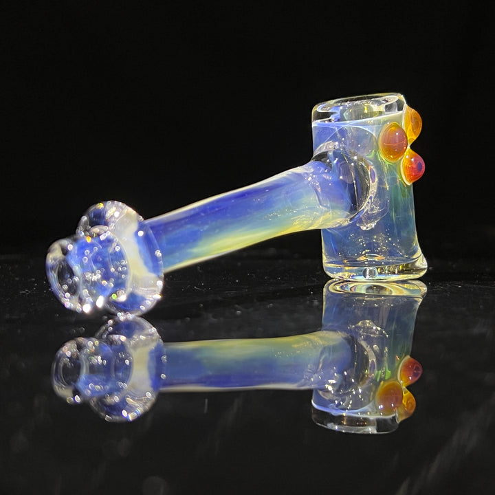 Silver Fumed Hash Hammer Glass Pipe KOP Glass   