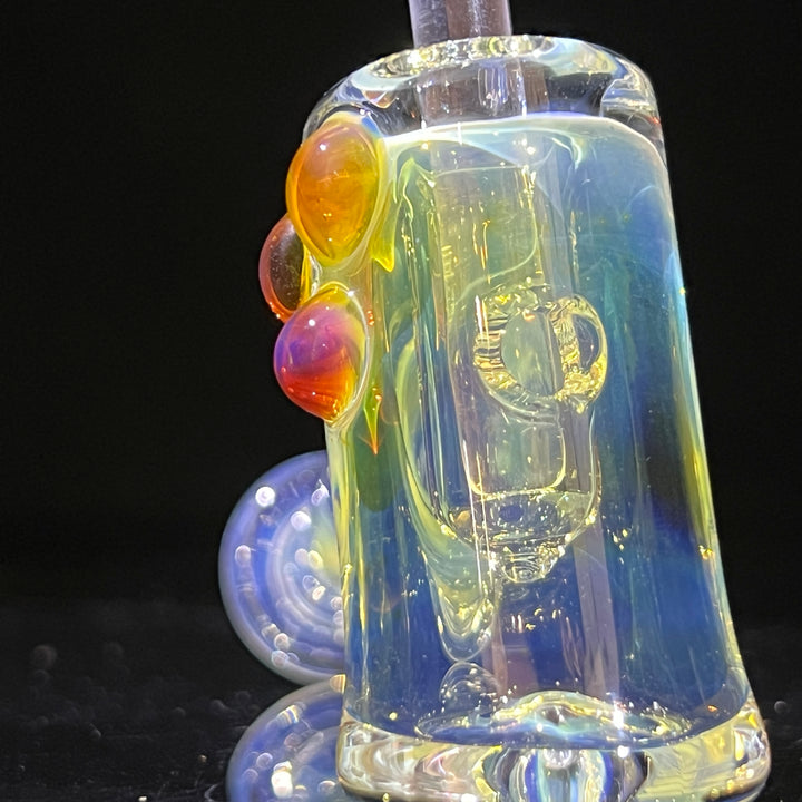 Silver Fumed Hash Hammer Glass Pipe KOP Glass   