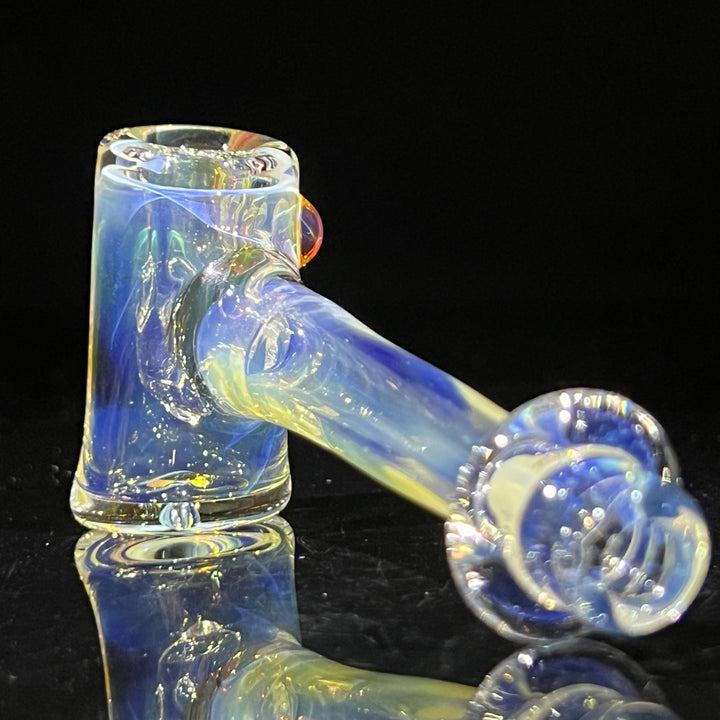 Silver Fumed Hash Hammer Glass Pipe KOP Glass   