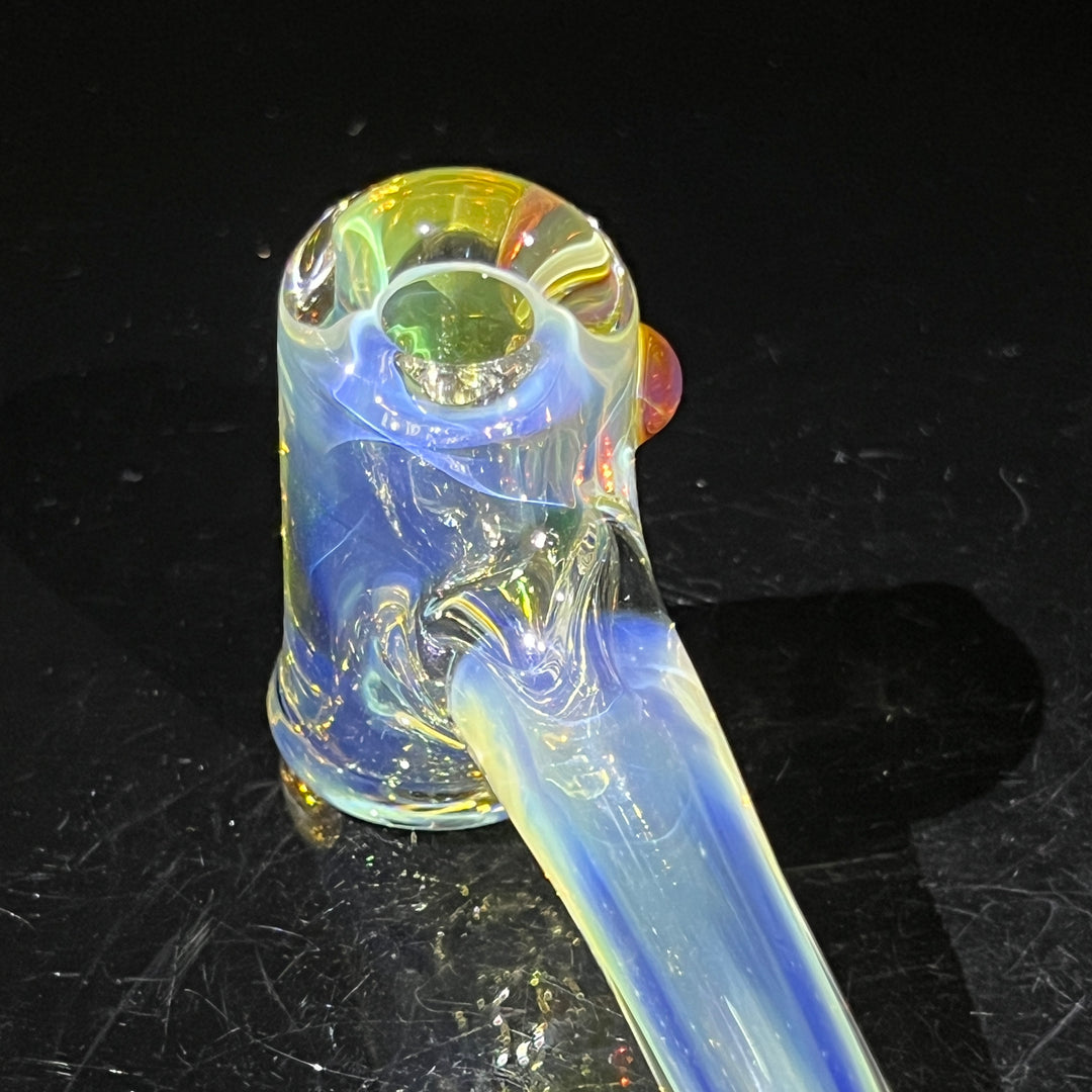 Silver Fumed Hash Hammer Glass Pipe KOP Glass   