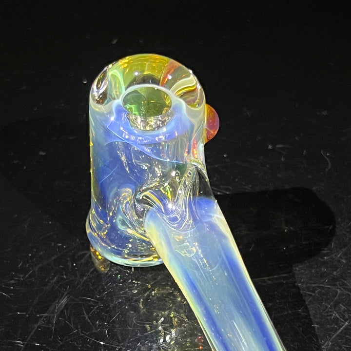 Silver Fumed Hash Hammer Glass Pipe KOP Glass   