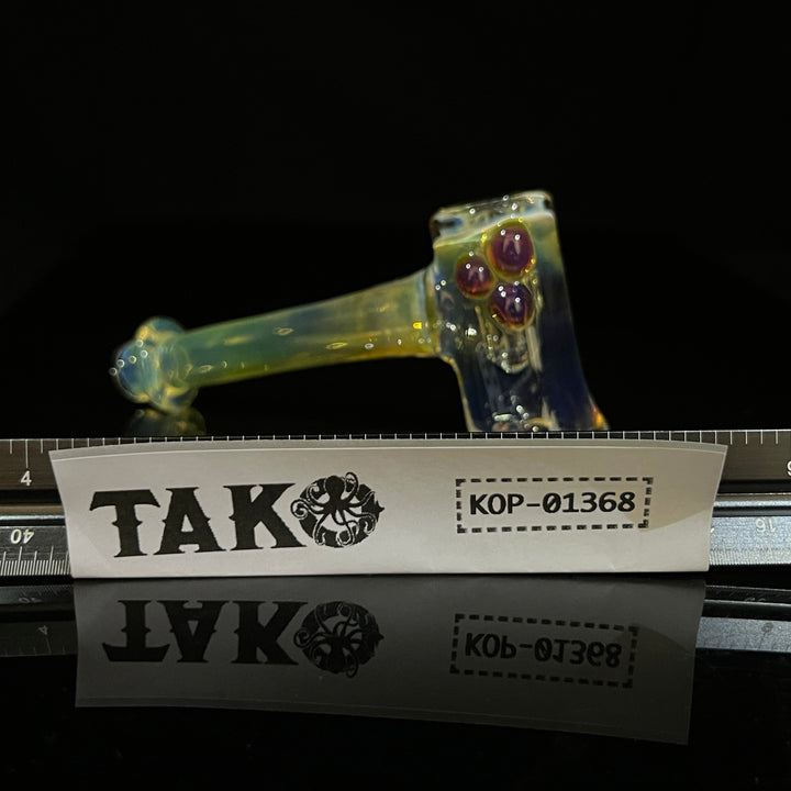 Silver Fumed Hash Hammer Glass Pipe KOP Glass   