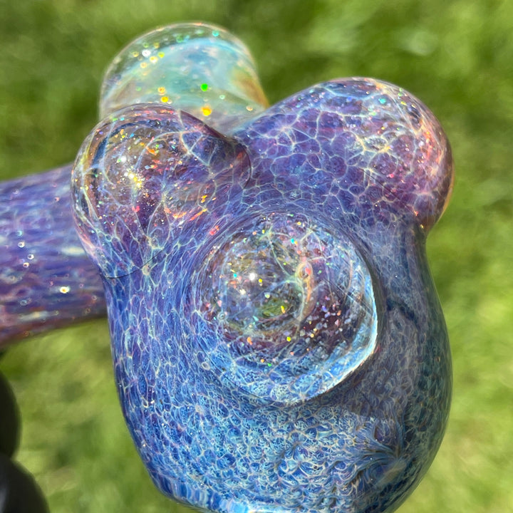 Purple Nebula Asteroid Drop Hammer Glass Pipe Tako Glass   