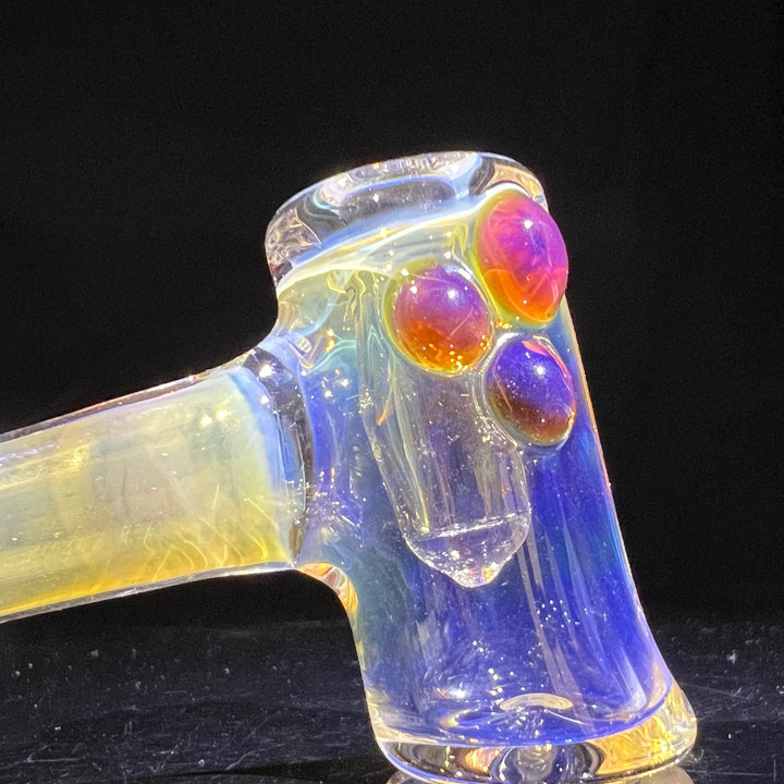 Silver Fumed Hash Hammer Glass Pipe KOP Glass   