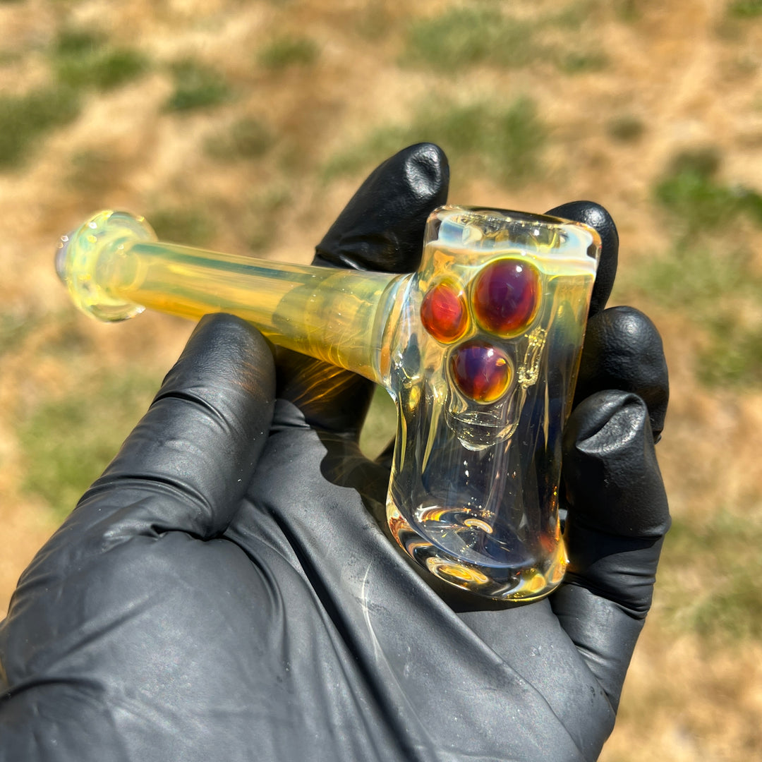 Silver Fumed Hash Hammer Glass Pipe KOP Glass   