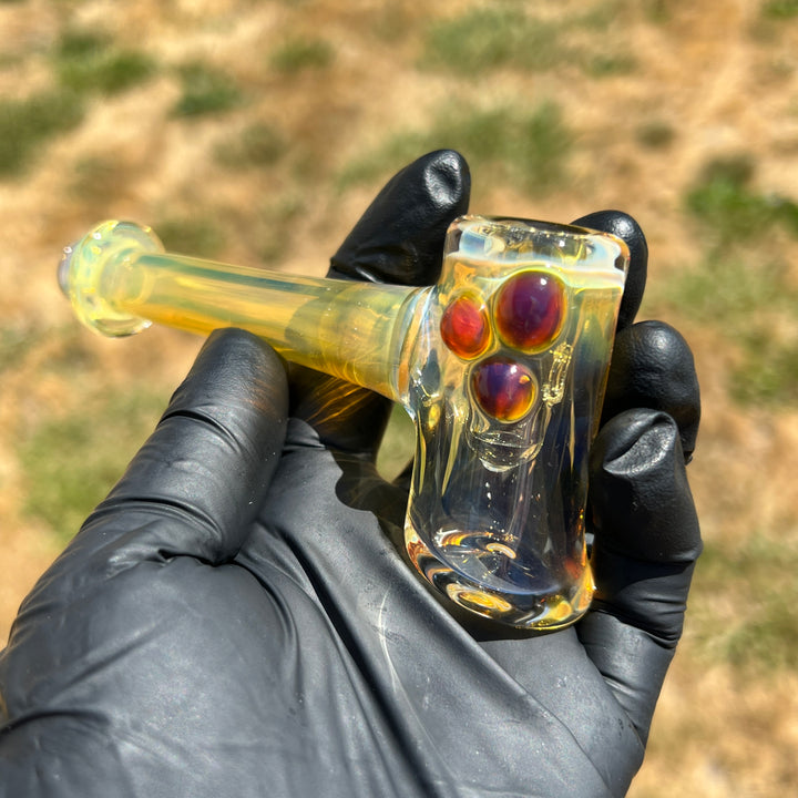 Silver Fumed Hash Hammer Glass Pipe KOP Glass   