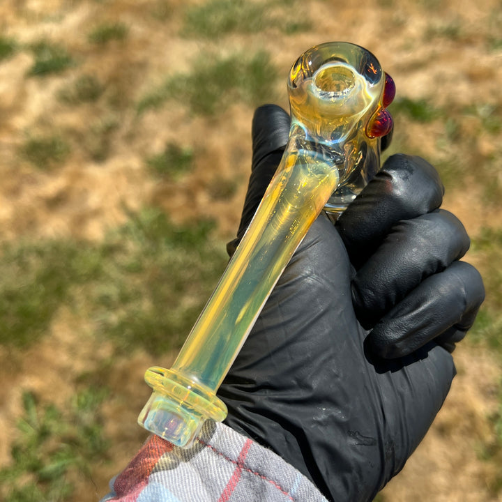 Silver Fumed Hash Hammer Glass Pipe KOP Glass   