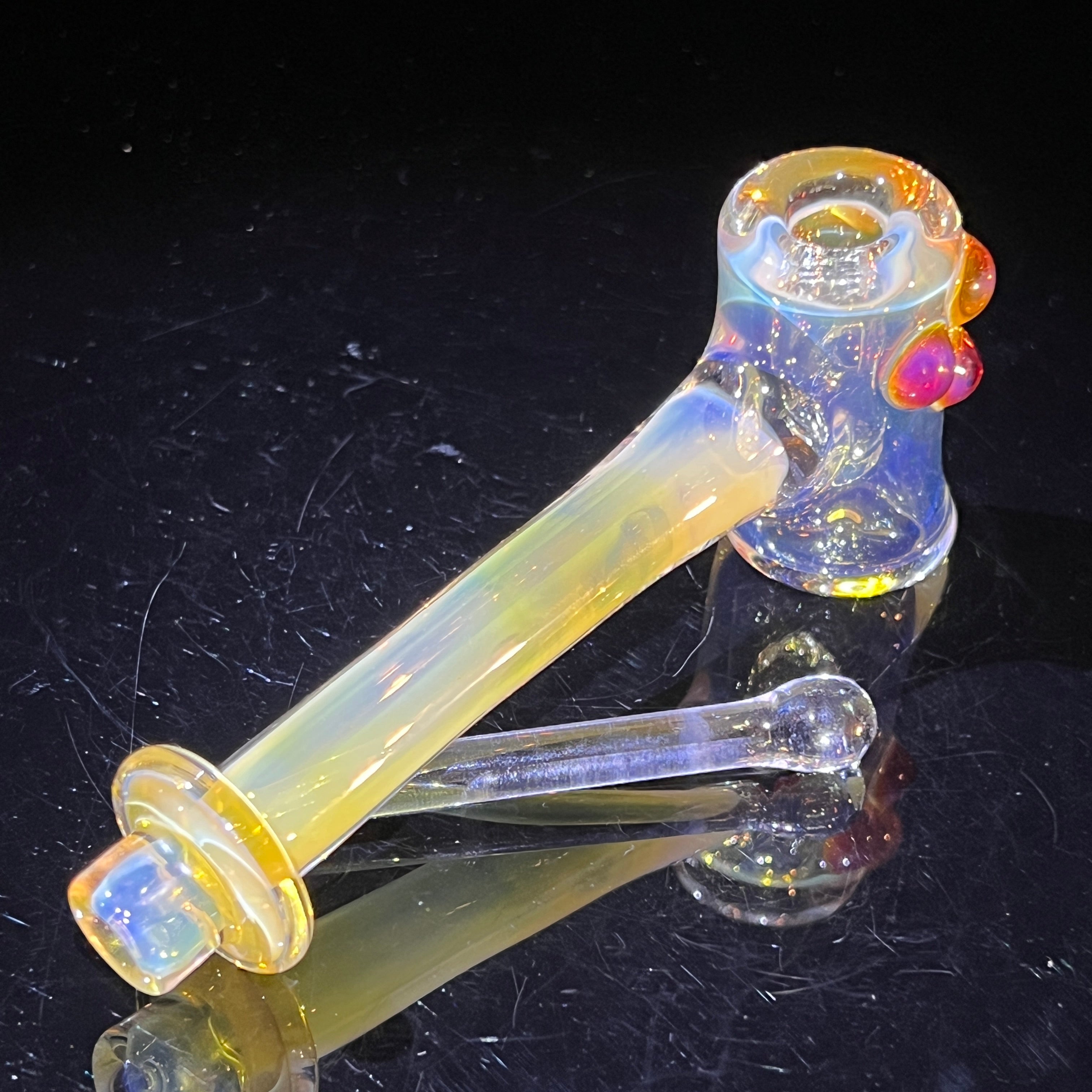 CHAMP HIGH Double Glass Pipe Glaspfeife 15cm