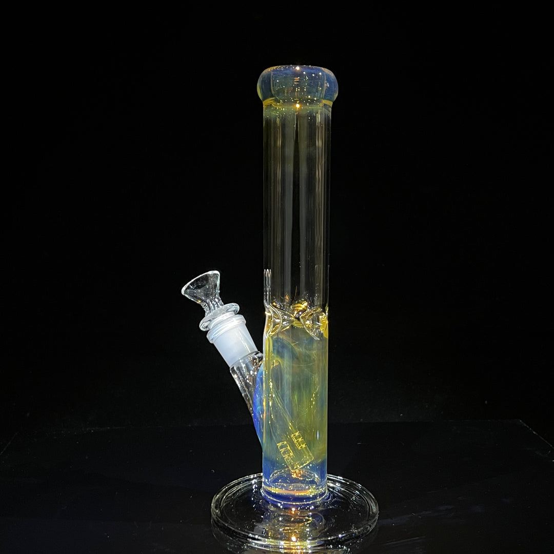 10" Fume Straight Tube Bong Glass Pipe TG   