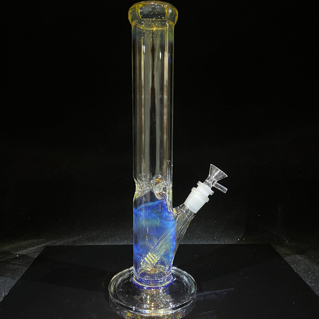 14" Fume Straight Tube Bong Glass Pipe TG   