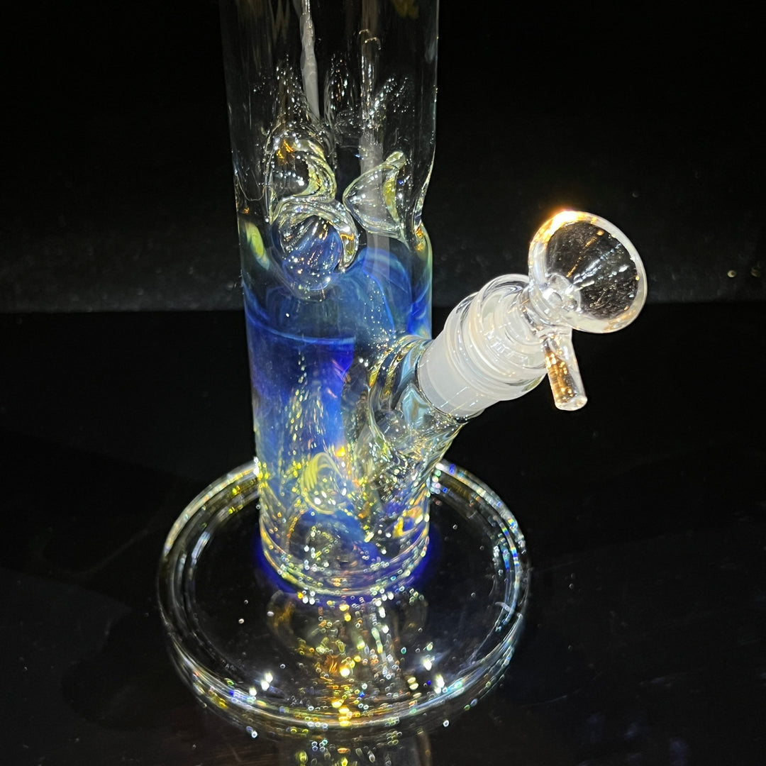 14" Fume Straight Tube Bong Glass Pipe TG   