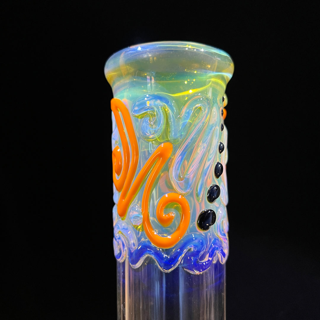 15" Fumed Twist Beaker Bong Glass Pipe Mary Jane's Glass   
