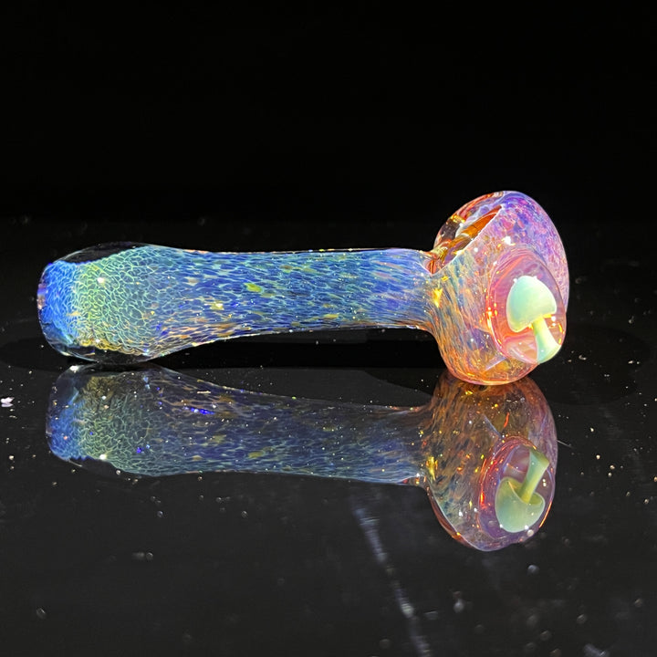 Blue Mushie Marble Pipe Glass Pipe Beezy Glass   