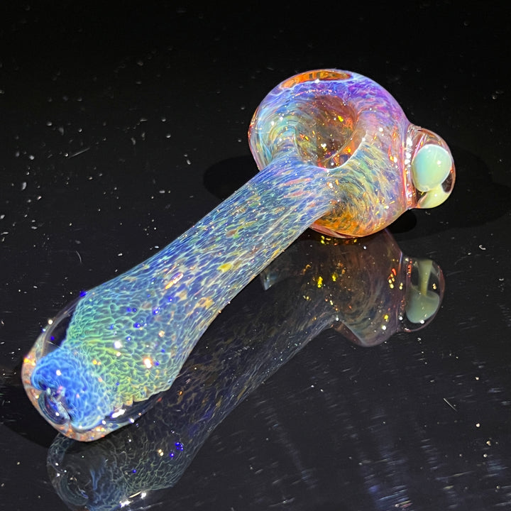 Blue Mushie Marble Pipe Glass Pipe Beezy Glass   