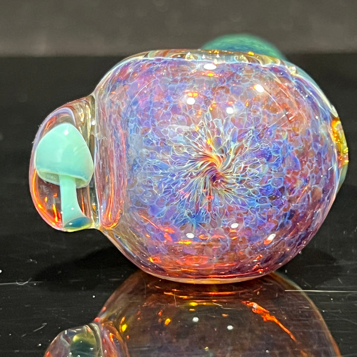 Blue Mushie Marble Pipe Glass Pipe Beezy Glass   