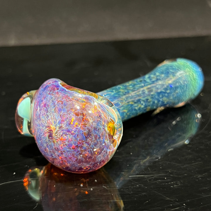 Blue Mushie Marble Pipe Glass Pipe Beezy Glass   