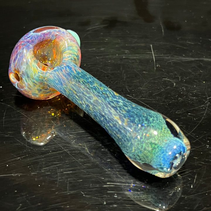 Blue Mushie Marble Pipe Glass Pipe Beezy Glass   