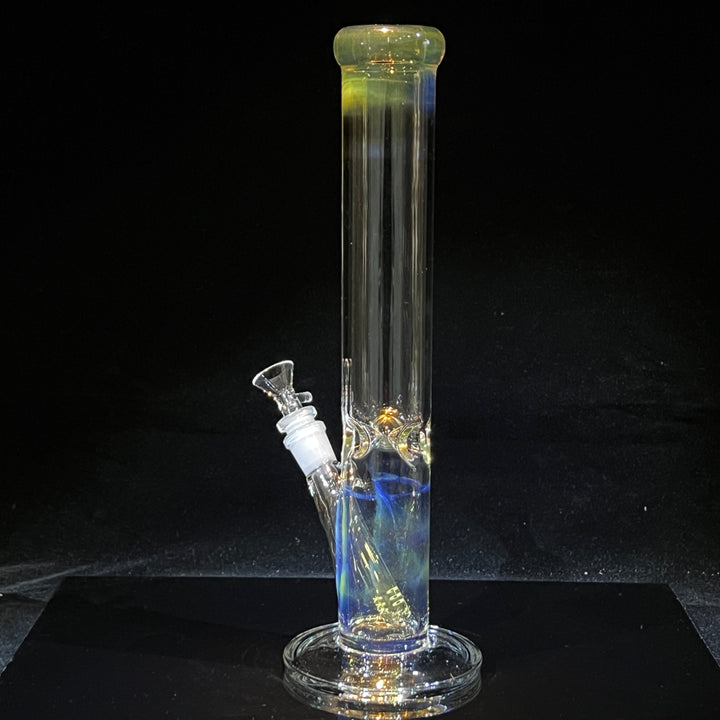 14" Fume Straight Tube Bong Glass Pipe TG   