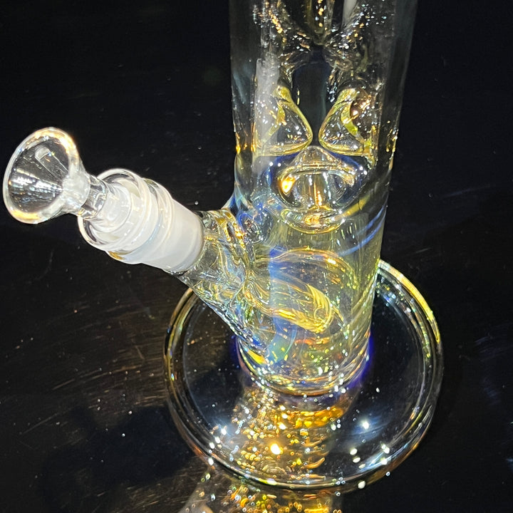 14" Fume Straight Tube Bong Glass Pipe TG   