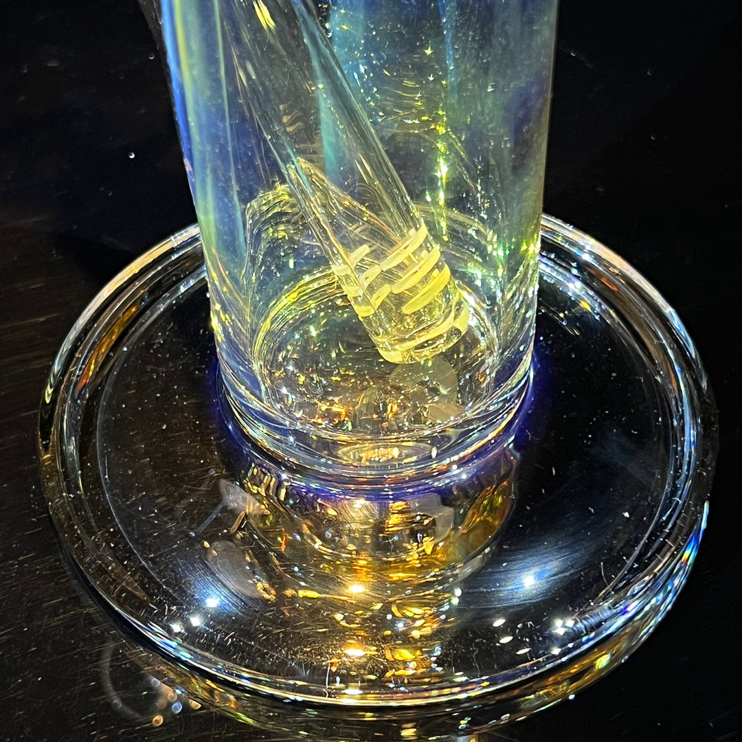 14" Fume Straight Tube Bong Glass Pipe TG   