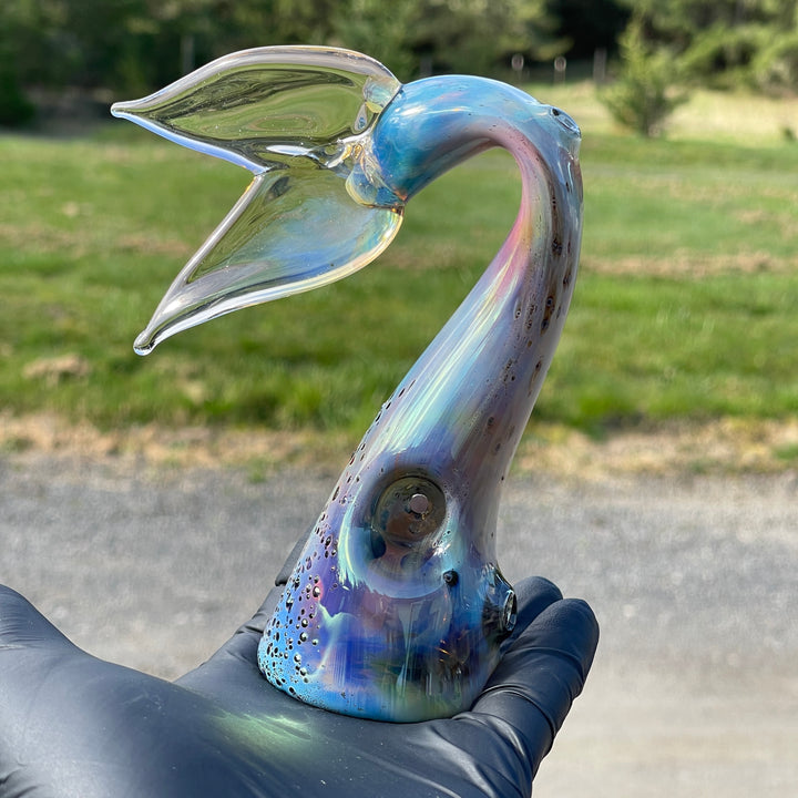 Mermaid Tail Pipe Glass Pipe Street Kitty Glass   