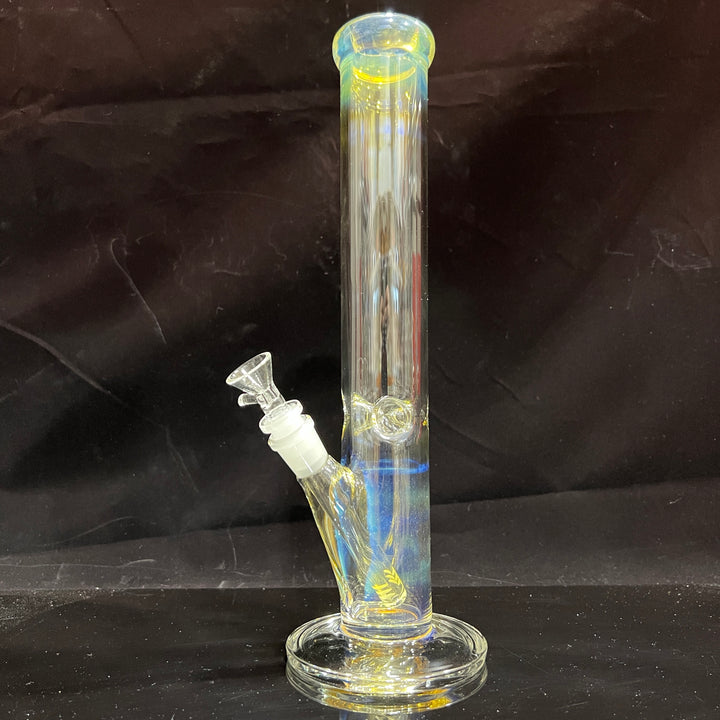 14" Fume Straight Tube Bong Glass Pipe TG   