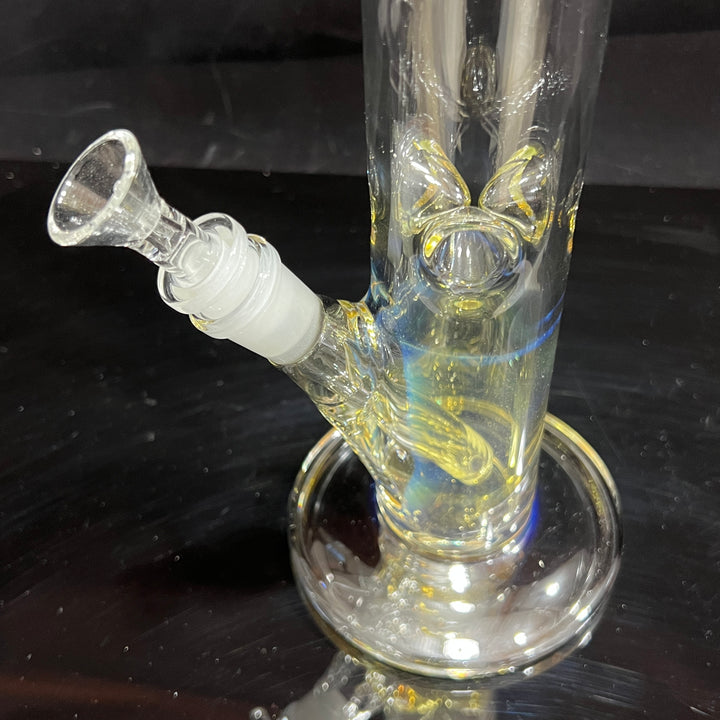 14" Fume Straight Tube Bong Glass Pipe TG   