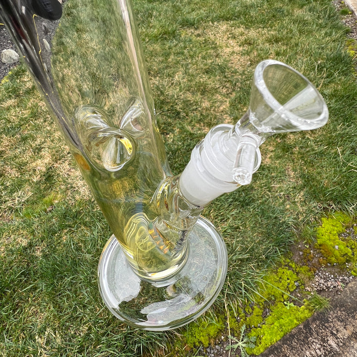 14" Fume Straight Tube Bong Glass Pipe TG   