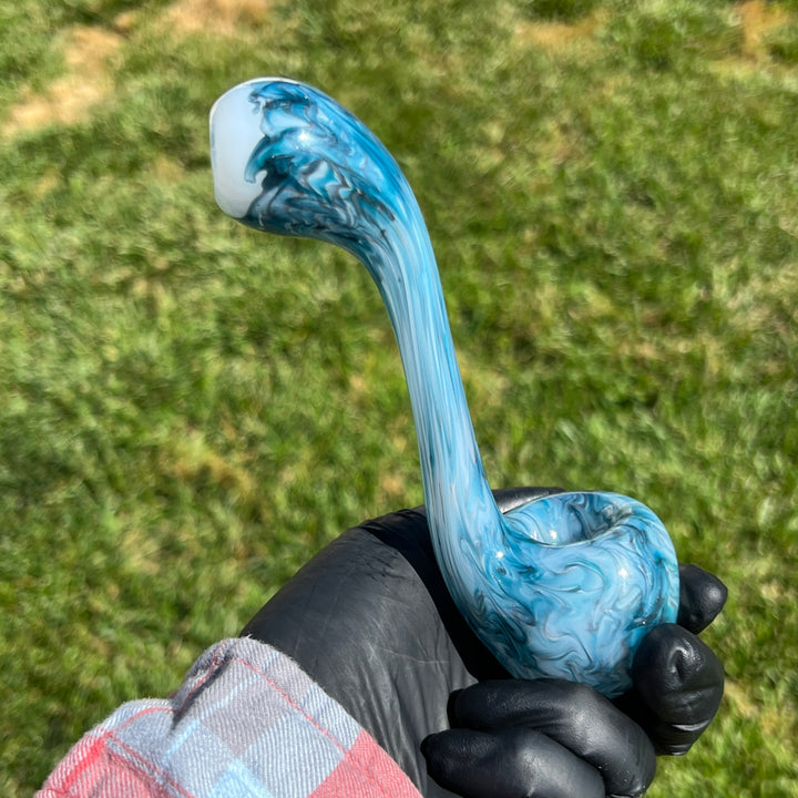 Shad Ryan Marble Sherlock Glass Pipe Shad Ryan   