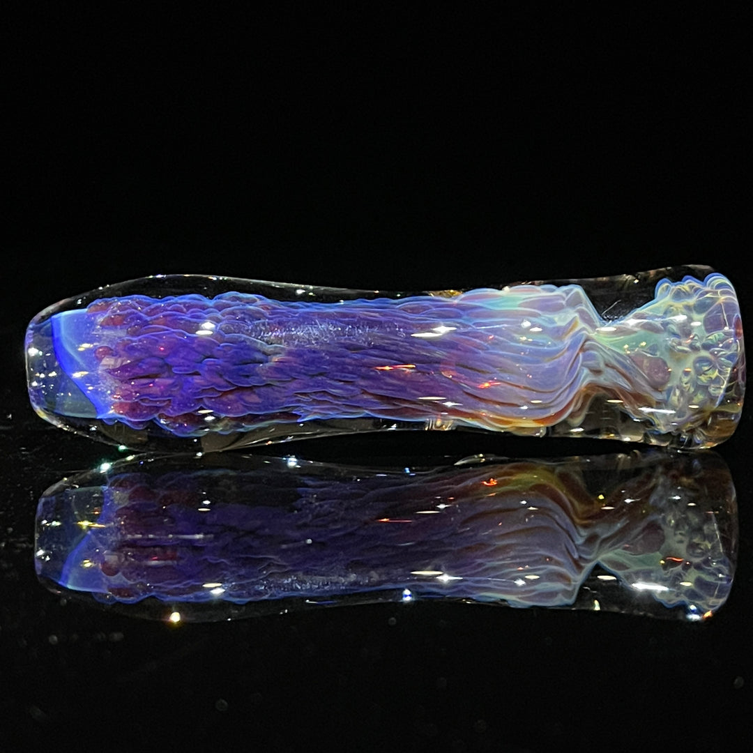 Purple Nebula Chillum Glass Pipe Tako Glass   