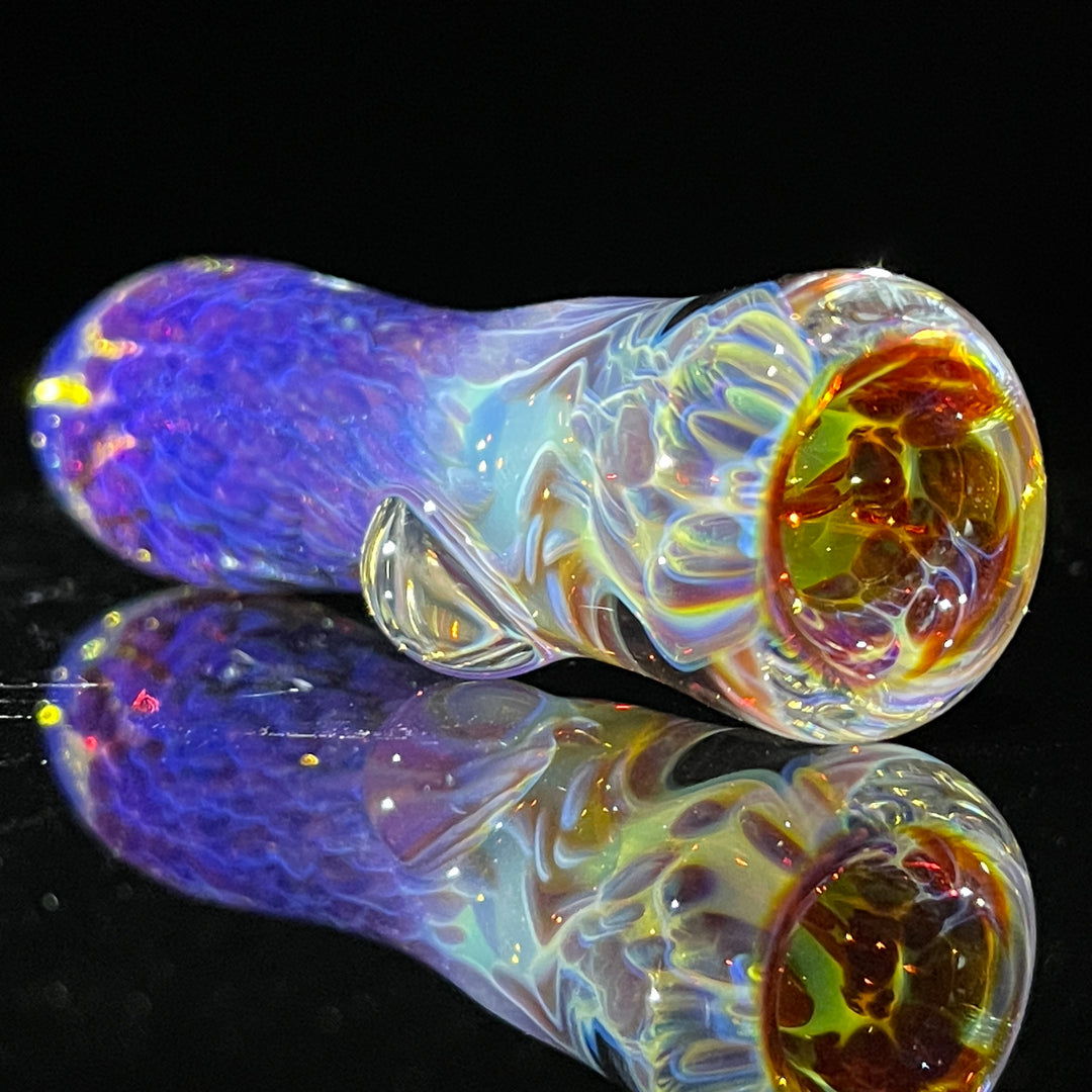 Purple Nebula Chillum Glass Pipe Tako Glass   