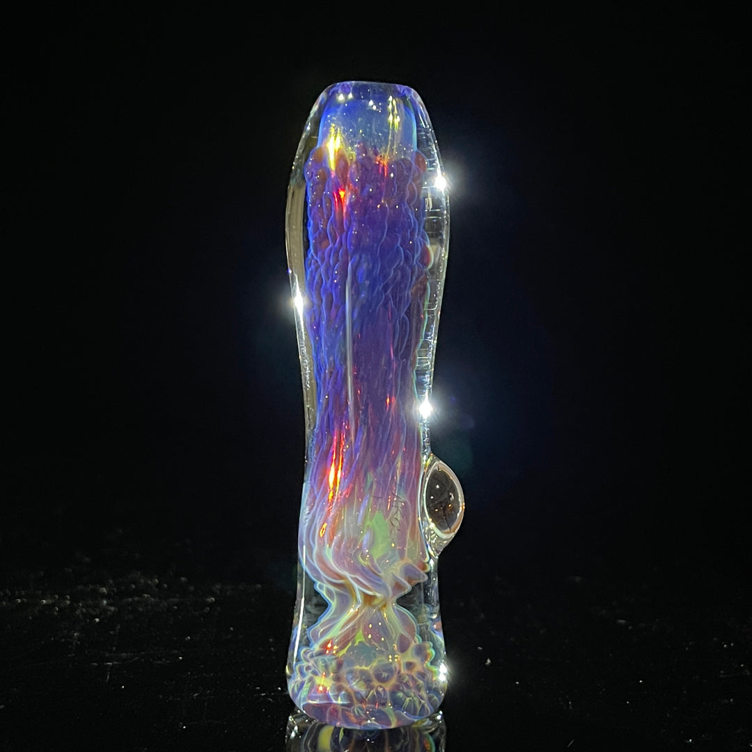 Purple Nebula Chillum Glass Pipe Tako Glass   