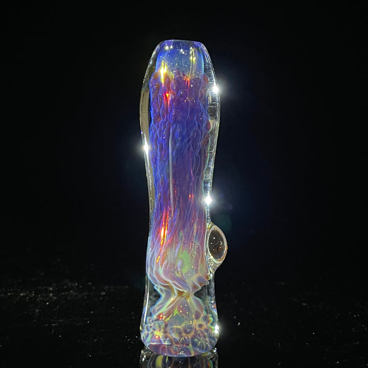 Purple Nebula Chillum Glass Pipe Tako Glass   