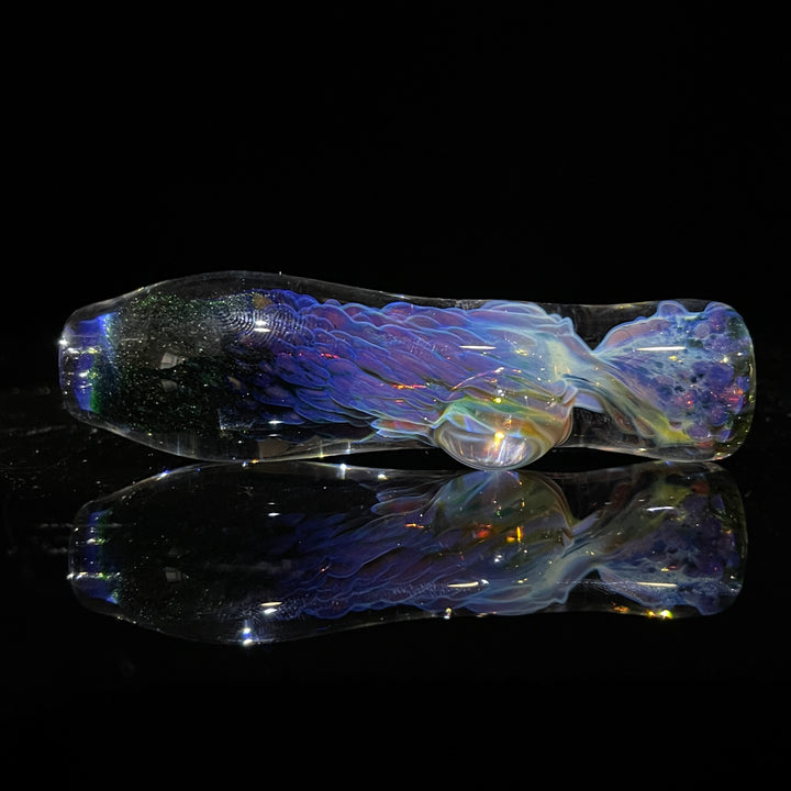 Purple Nebula Chillum Glass Pipe Tako Glass   