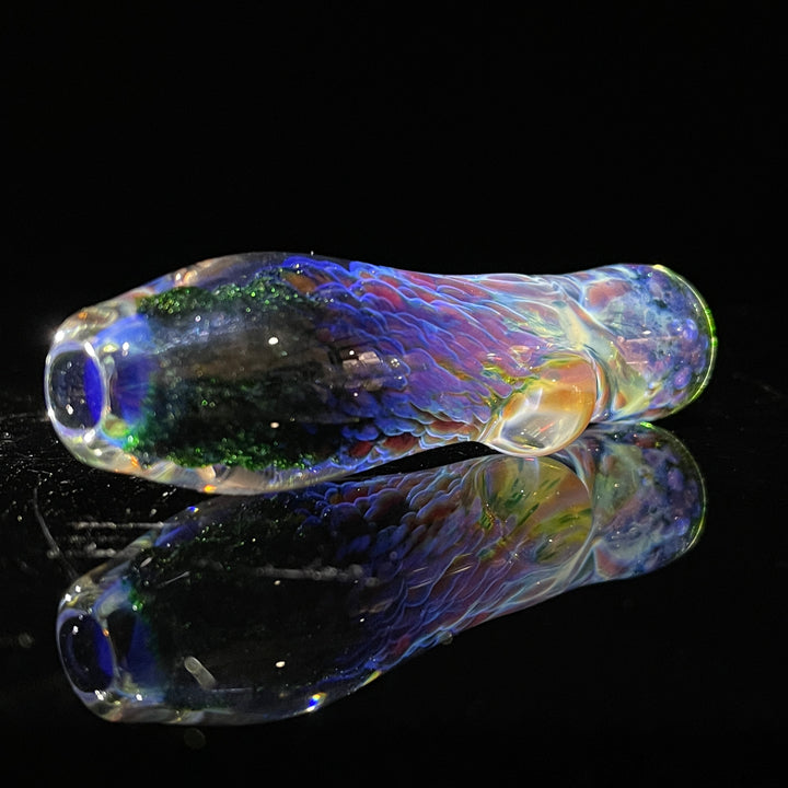 Purple Nebula Chillum Glass Pipe Tako Glass   