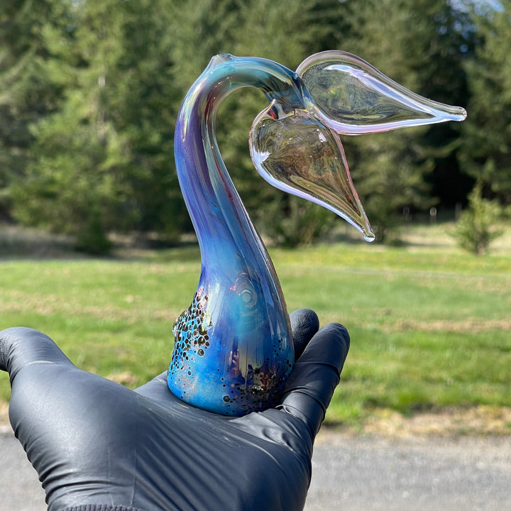 Mermaid Tail Pipe Glass Pipe Street Kitty Glass   