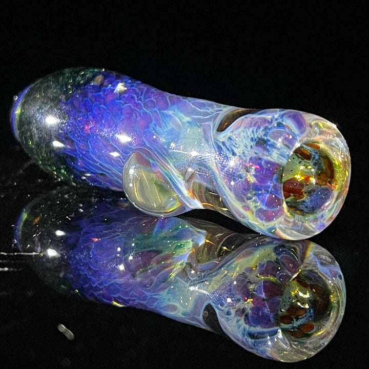 Purple Nebula Chillum Glass Pipe Tako Glass   