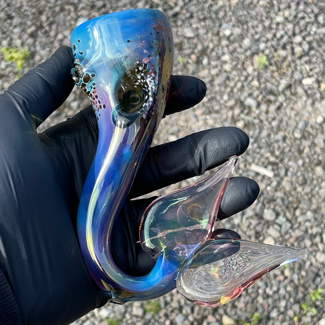 Mermaid Tail Pipe Glass Pipe Street Kitty Glass   