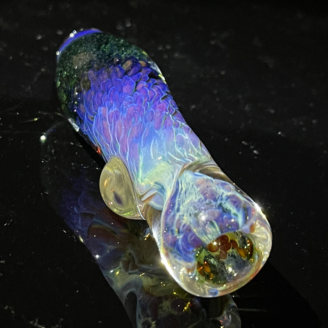 Purple Nebula Chillum Glass Pipe Tako Glass   