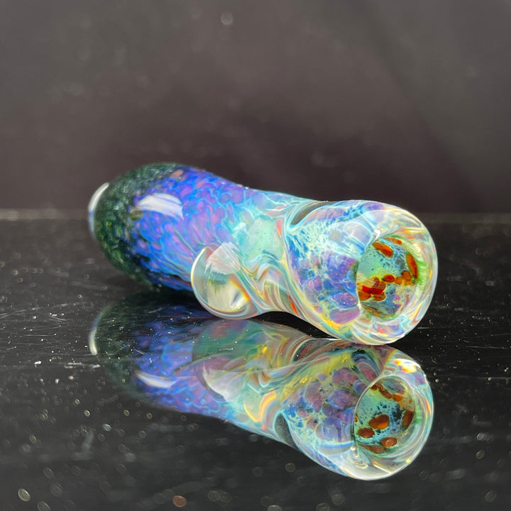 Purple Nebula Chillum Glass Pipe Tako Glass   