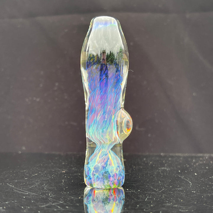 Purple Nebula Chillum Glass Pipe Tako Glass   