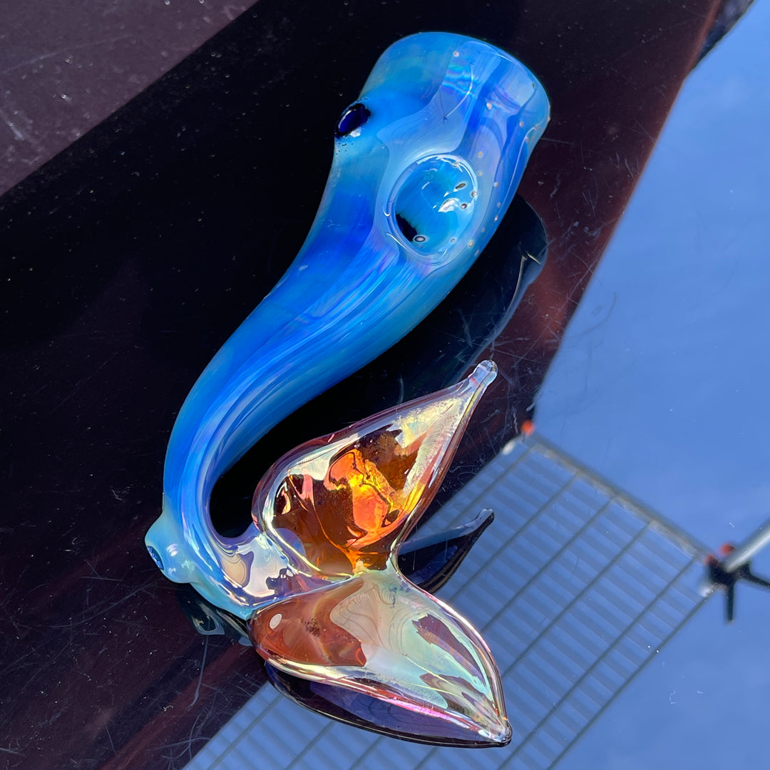 Mermaid Tail Pipe Glass Pipe Street Kitty Glass   