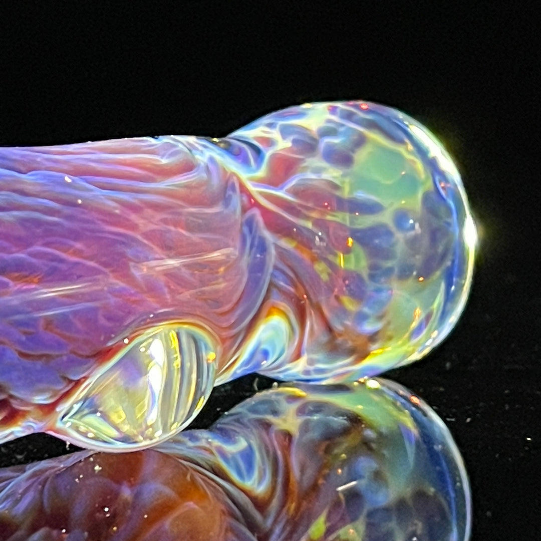 Purple Nebula Chillum Glass Pipe Tako Glass   