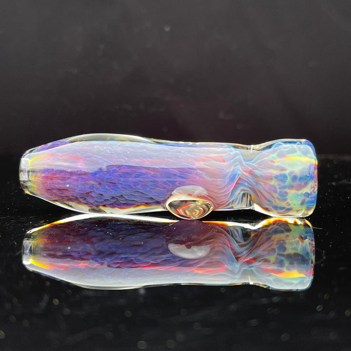 Purple Nebula Chillum Glass Pipe Tako Glass   