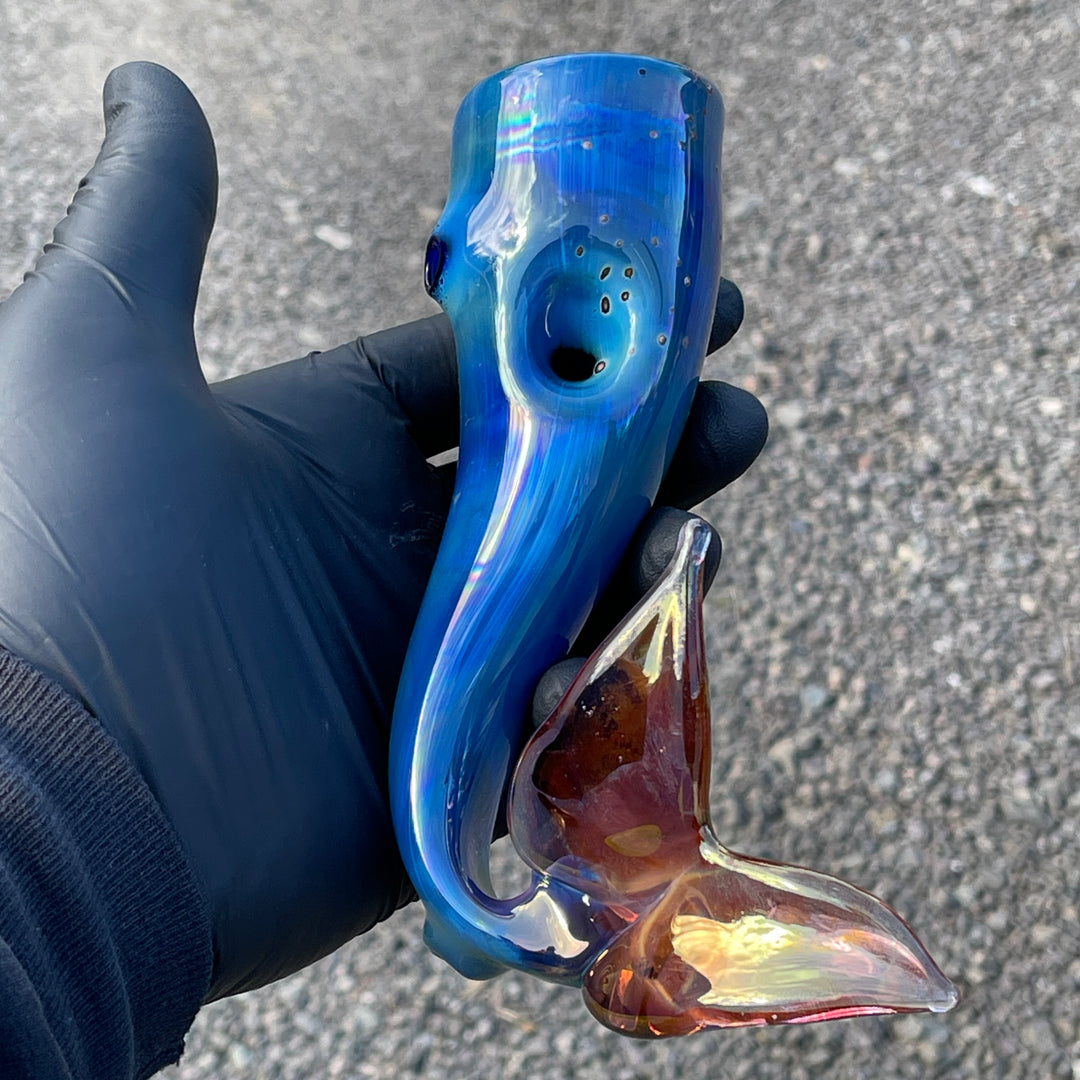 Mermaid Tail Pipe Glass Pipe Street Kitty Glass   