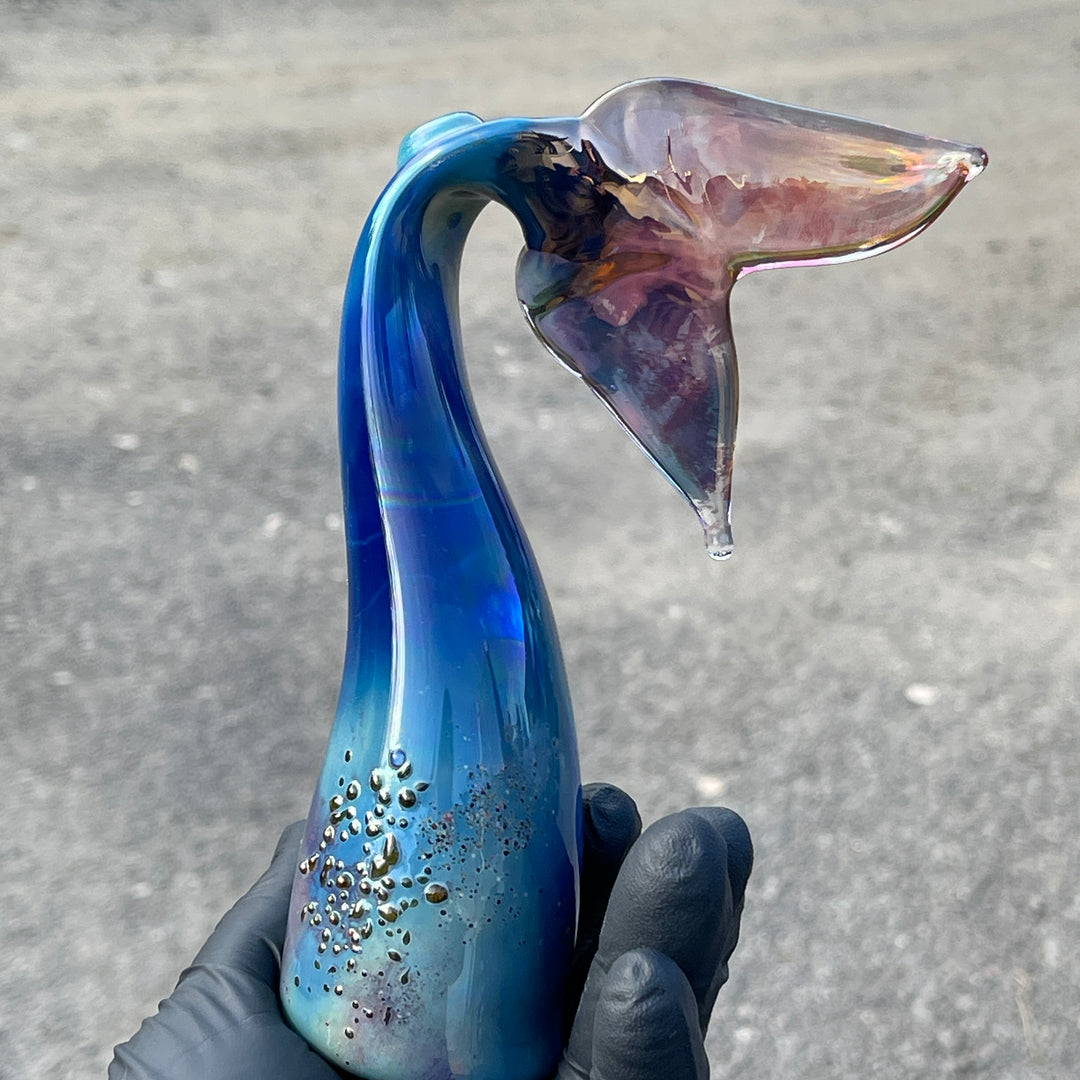 Mermaid Tail Pipe Glass Pipe Street Kitty Glass   