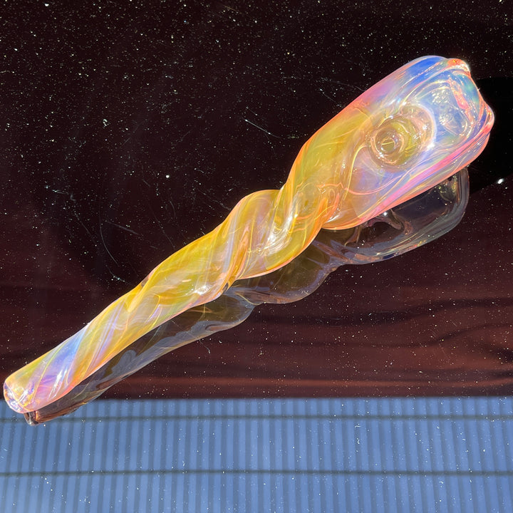 Unicorn Twist Pipe Glass Pipe Street Kitty Glass   