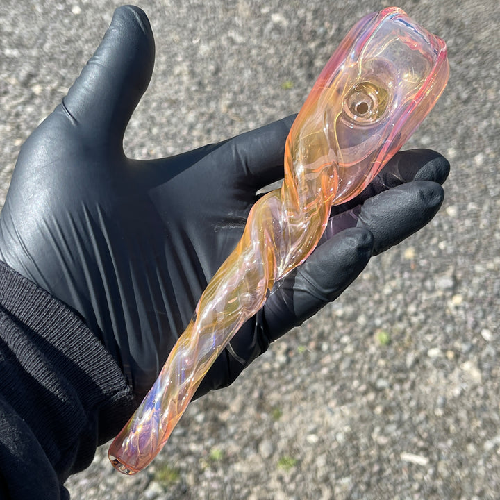 Unicorn Twist Pipe Glass Pipe Street Kitty Glass   