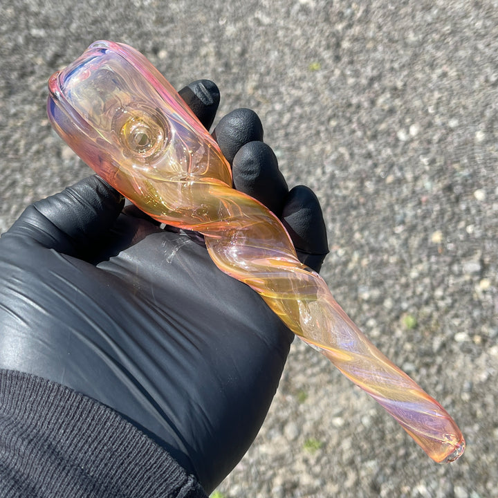 Unicorn Twist Pipe Glass Pipe Street Kitty Glass   